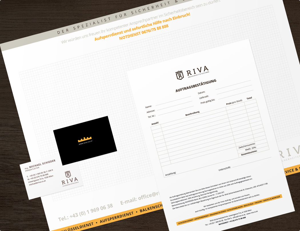 RIVA print design