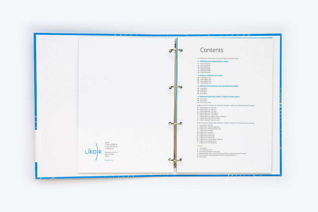 LikoR catalogue design