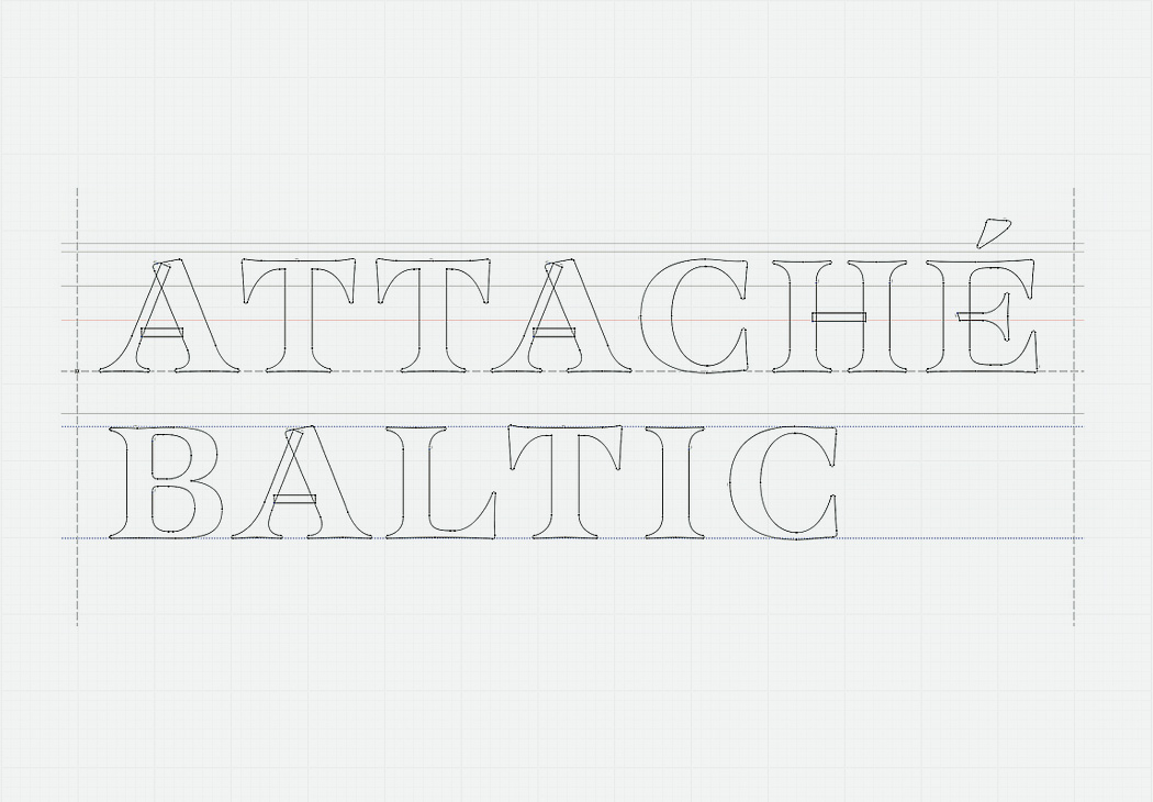 Attaché Baltique digital logo intermediate